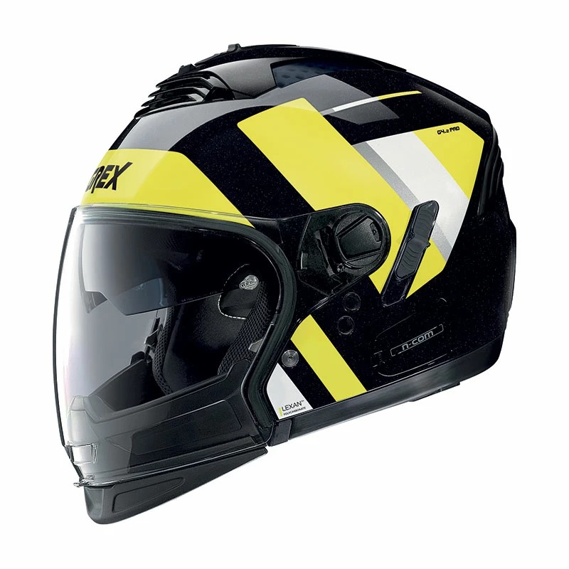 Mentoniera Removibile Grex G4.2 Pro Swing N-com Giallo Nero 3 Mentoniera Removibile Grex G4.2 Pro Swing N-com Giallo Nero