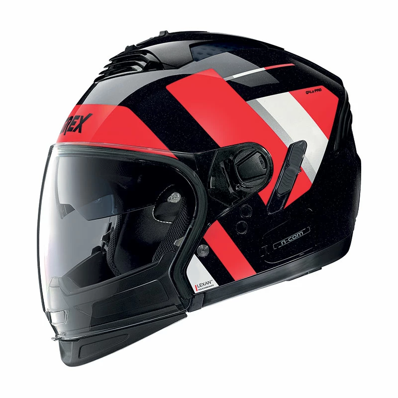 Mentoniera Removibile Grex G4.2 Pro Swing N-com Rosso Nero 3 Mentoniera Removibile Grex G4.2 Pro Swing N-com Rosso Nero