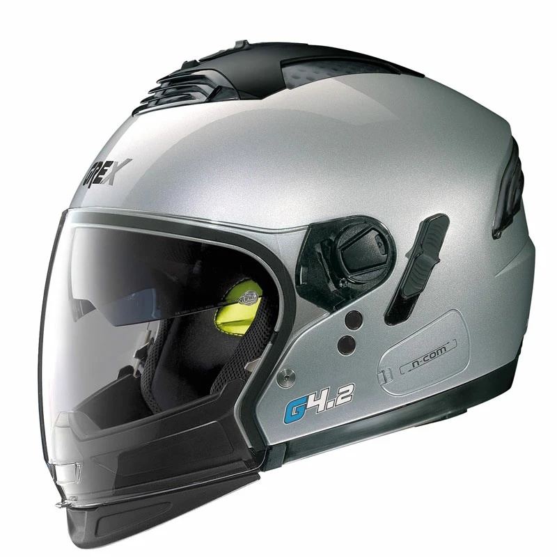 Mentoniera Removibile Grex G4.2 Pro Kinetic N-com Argento 3 Mentoniera Removibile Grex G4.2 Pro Kinetic N-com Argento